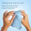 imageCONNOISSEURS Diamond Dazzle Cloth Ultrasoft Microsuede Jewelry Cleaner Cloth for Polishing Diamonds Precious Stones and Settings for Quick Touchups and a Flawless FinishDazzle Cloth