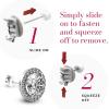imageCONNOISSEURS Locking Earring Backs  Hypoallergenic Earring Backs for Studs Hoops and More  Never Lose an Earring AgainGold  Silver Earring Backs Bundle