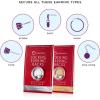 imageCONNOISSEURS Locking Earring Backs  Hypoallergenic Earring Backs for Studs Hoops and More  Never Lose an Earring AgainGold  Silver Earring Backs Bundle