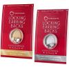 imageCONNOISSEURS Locking Earring Backs  Hypoallergenic Earring Backs for Studs Hoops and More  Never Lose an Earring AgainGold Earring Backs