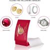 imageCONNOISSEURS Premium Edition Compact Jewelry Wipes No Rinse Gold and Silver Jewelry Cleaner Polish and Remove Tarnish to Restore Brilliance Dry Disposable Wipes Diamond Dazzle StikJewelry Wipes