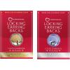 imageCONNOISSEURS Locking Earring Backs  Hypoallergenic Earring Backs for Studs Hoops and More  Never Lose an Earring AgainGold  Silver Earring Backs Bundle