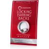 imageCONNOISSEURS Locking Earring Backs  Hypoallergenic Earring Backs for Studs Hoops and More  Never Lose an Earring AgainSilver Earring Backs