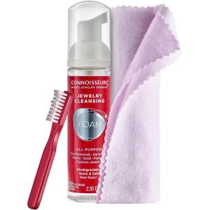 imageCONNOISSEURS AllPurpose Jewelry Cleansing Foam Quick and Easy Jewelry Cleaner SolutionCleansing Foam Kit