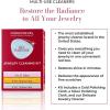 imageCONNOISSEURS AllPurpose Jewelry Cleaning Kit Liquid Solution ampamp Silver ampamp Gold Jewelry Polishing Cloths 8 Ounce