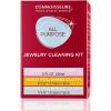 imageCONNOISSEURS AllPurpose Jewelry Cleaning Kit Liquid Solution ampamp Silver ampamp Gold Jewelry Polishing Cloths 8 Ounce