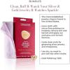 imageCONNOISSEURS Premium Edition Extra Large Ultrasoft Polishing Cloth with AntiTarnish Value Size 14x14 inches for Gold and Silver Jewelry 2 Cloths11 x 14 Inches  Gold
