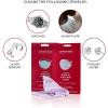 imageCONNOISSEURS Ultrasoft Gold ampamp Silver Jewelry Polishing Cloths Set of 2